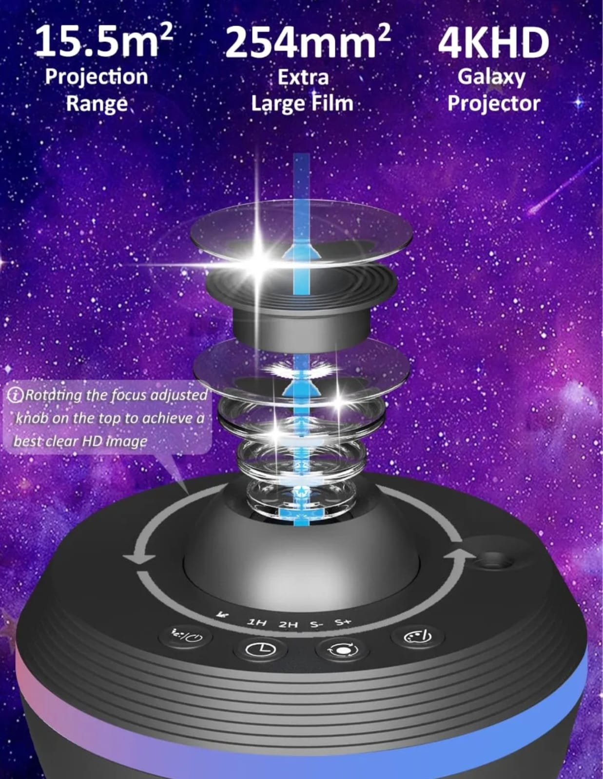 PROYECTOR 4K DE VIA LACTEA 12 PELICULAS