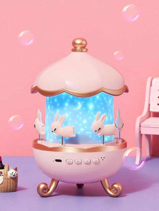 Proyector Led Carrusel, Luz Nocturna, Lámpara Estrella Niños